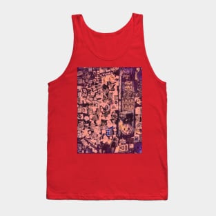 Street Stickers Art NYC Tank Top